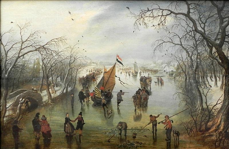 Adriaen Pietersz Vande Venne Winter Norge oil painting art